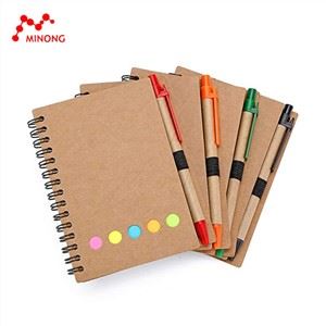 Papierový notebook Kraft s poznámkou