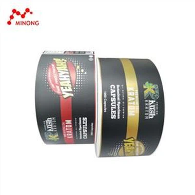 Plastová priehľadná nálepka